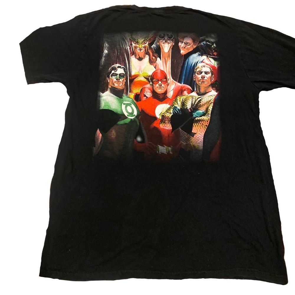 Vintage DC Comics Justice League Alex Ross Villains T-Shirt Joker Double Sided L